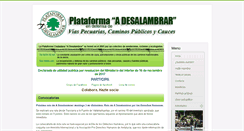 Desktop Screenshot of adesalambrar.com